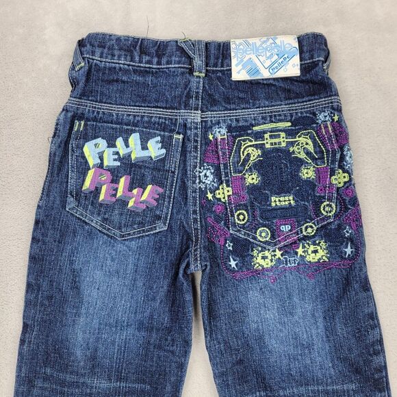 Pelle Pelle Other - Pelle Pelle Shorts Boys 4T Pants Jeans Jorts Baggy Vintage Y2K Embroidery Kid
